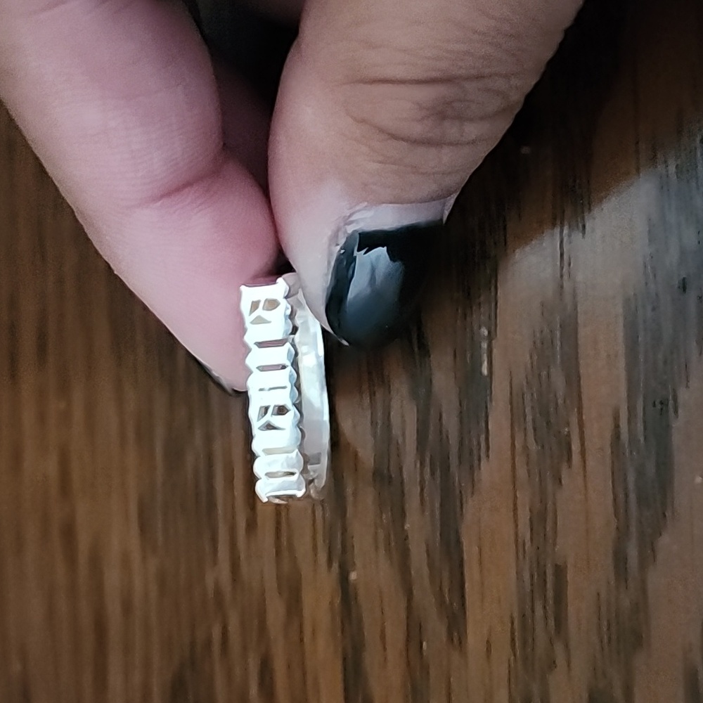 Sterling Silver Mama Ring